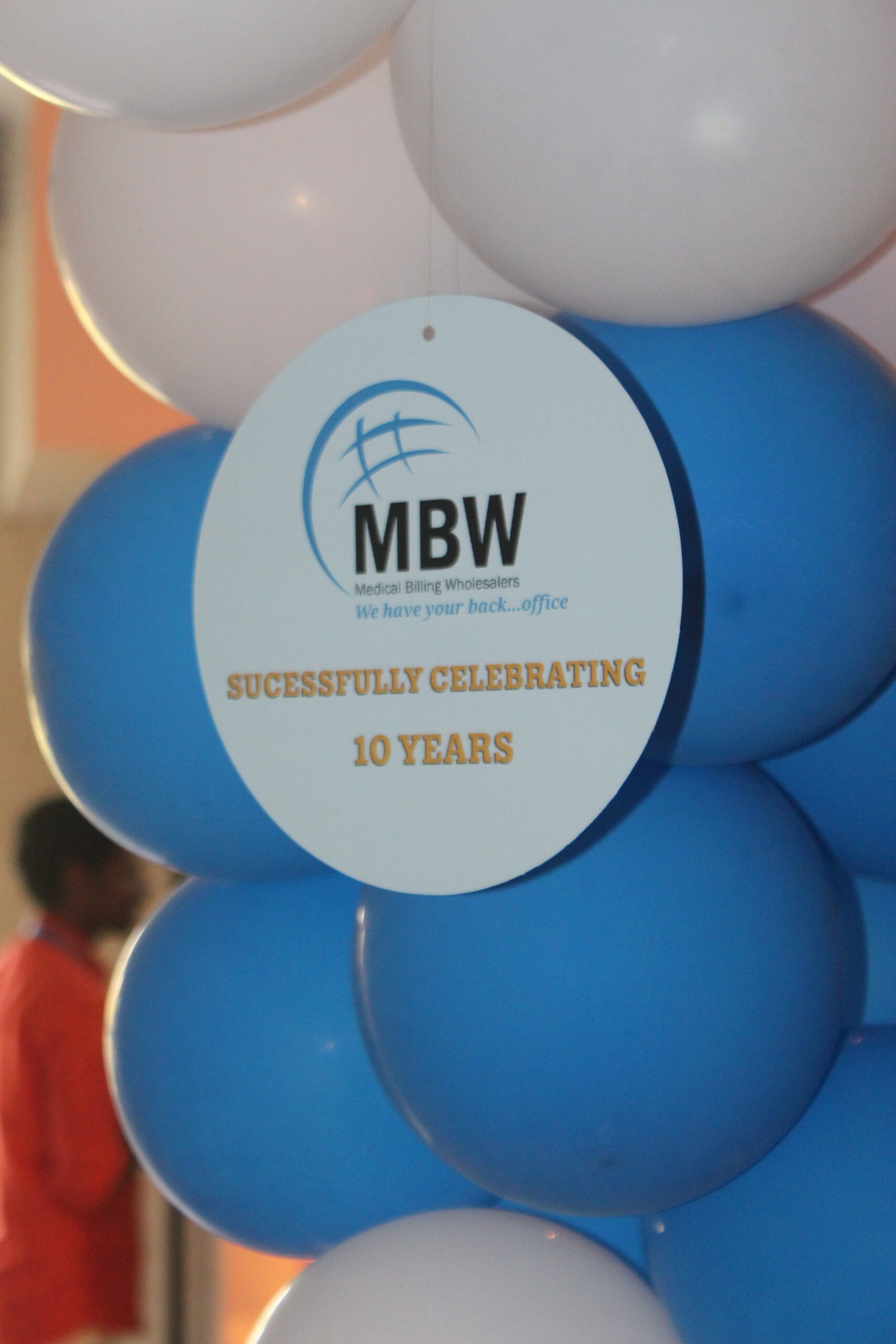 MBW team celebrating 10 year anniversary