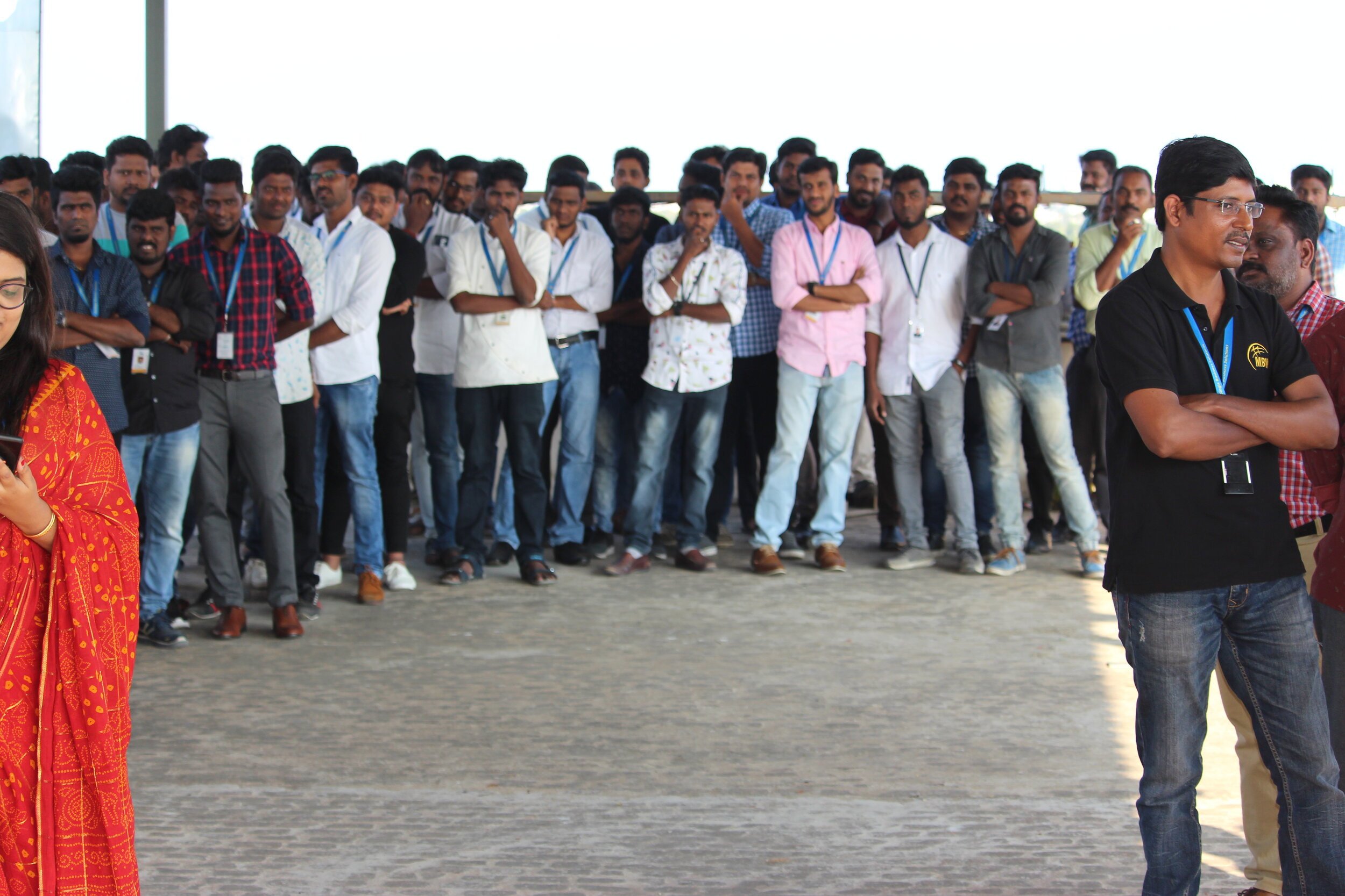 MBW staff celebrating the company milestone