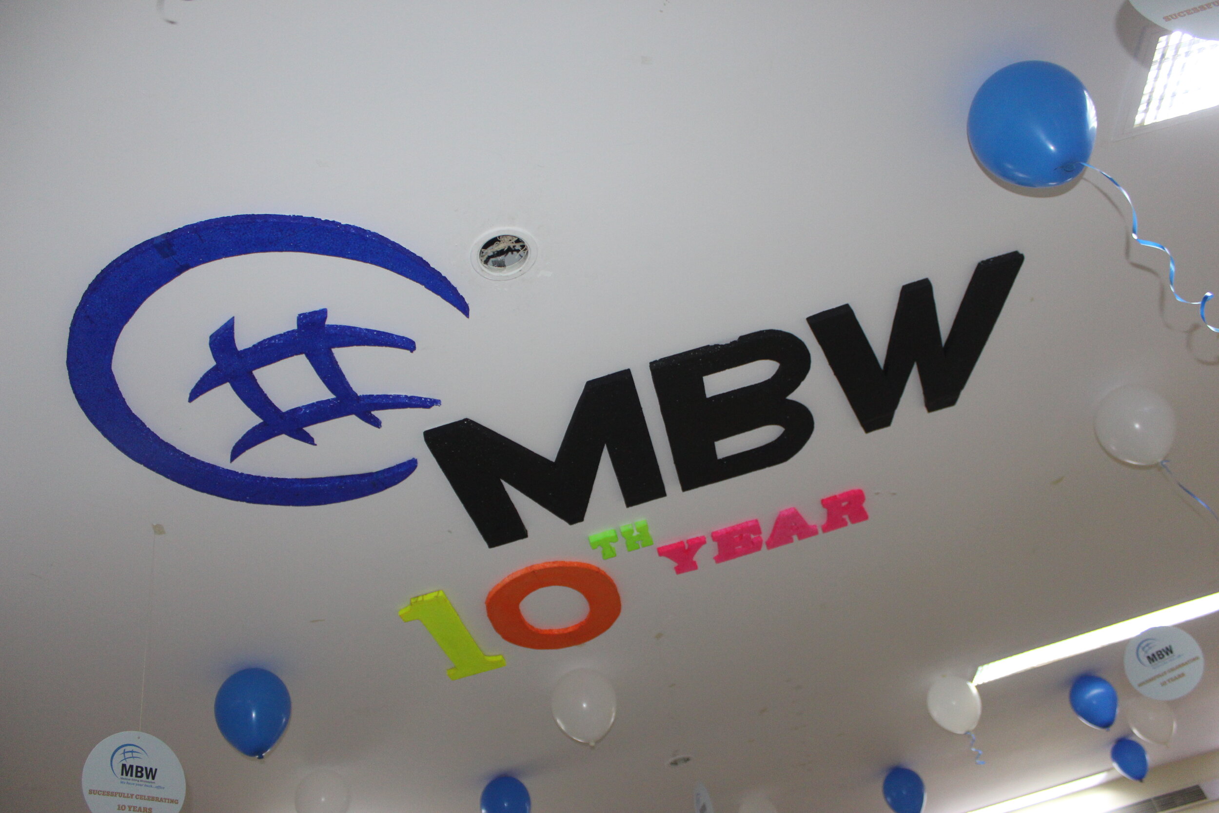 MBW 10 year anniversary celebration moment