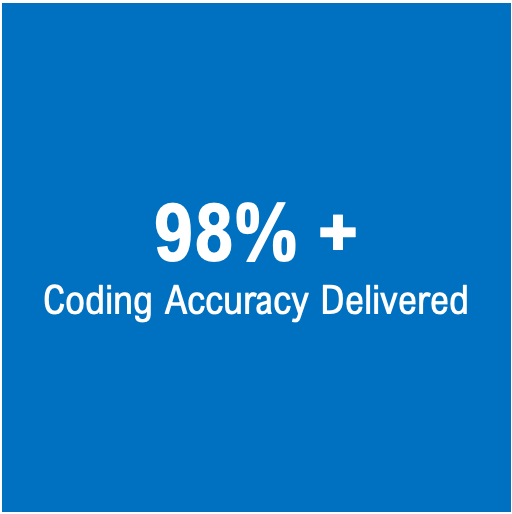 Chart showing improved coding accuracy