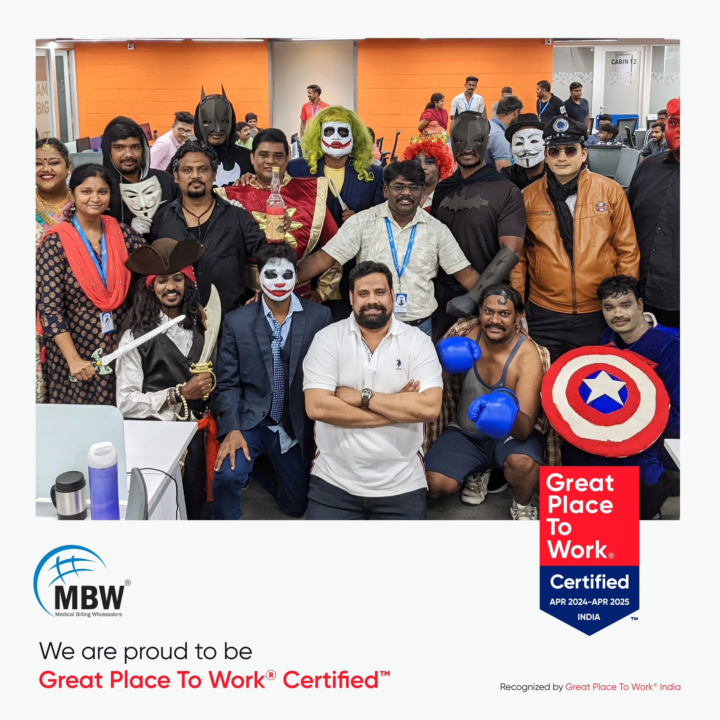 MBW Great Place To Work certification graphic