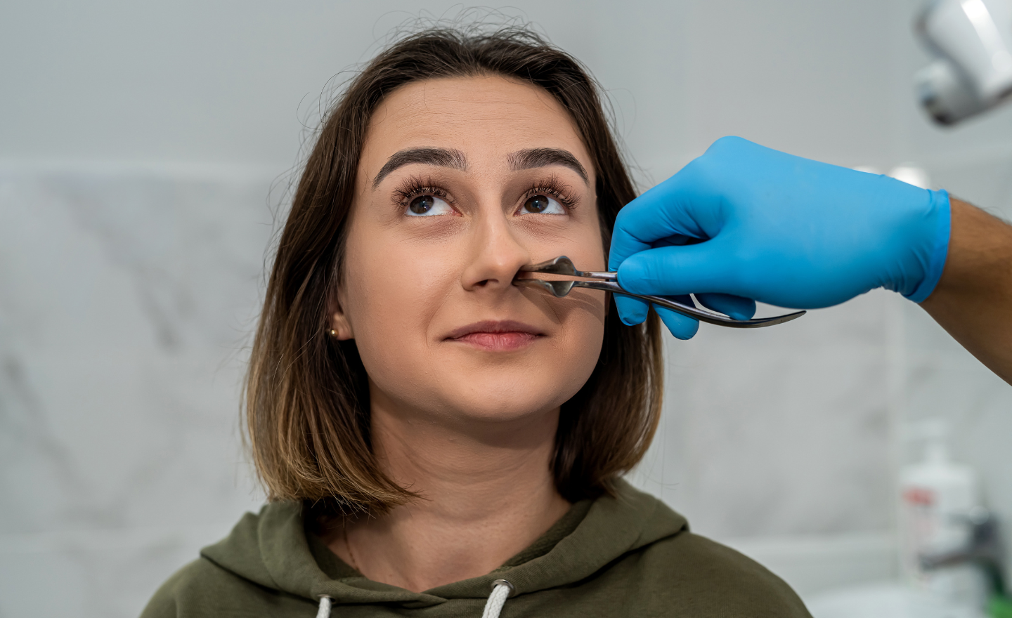 Nasal endoscopy billing with CPT 31231 and laryngoscopy codes 31575 and 31579