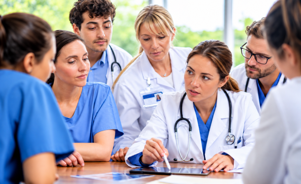 Healthcare provider recredentialing checklist showing payer enrollment renewal steps and credentialing deadlines